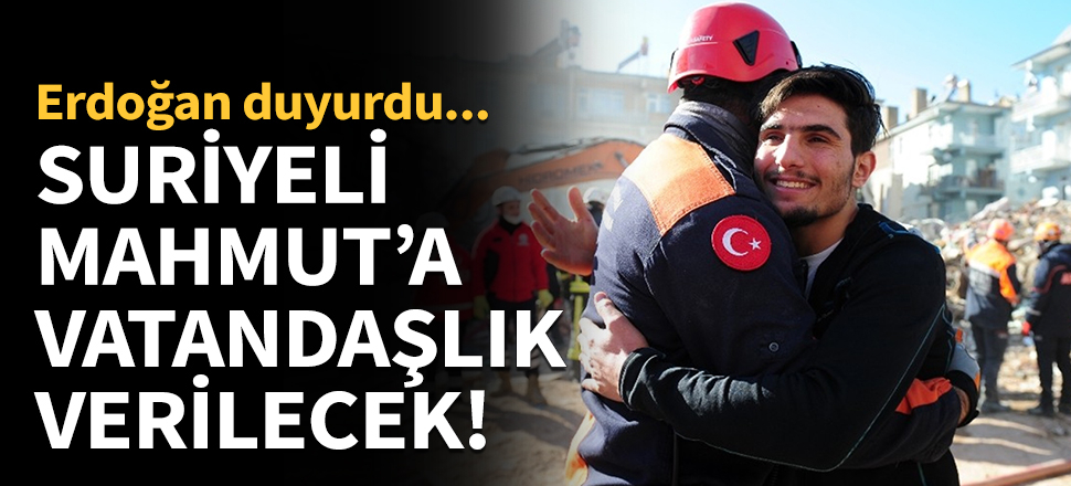 Suriyeli Mahmut ve ailesine vatandaşlık verilecek!