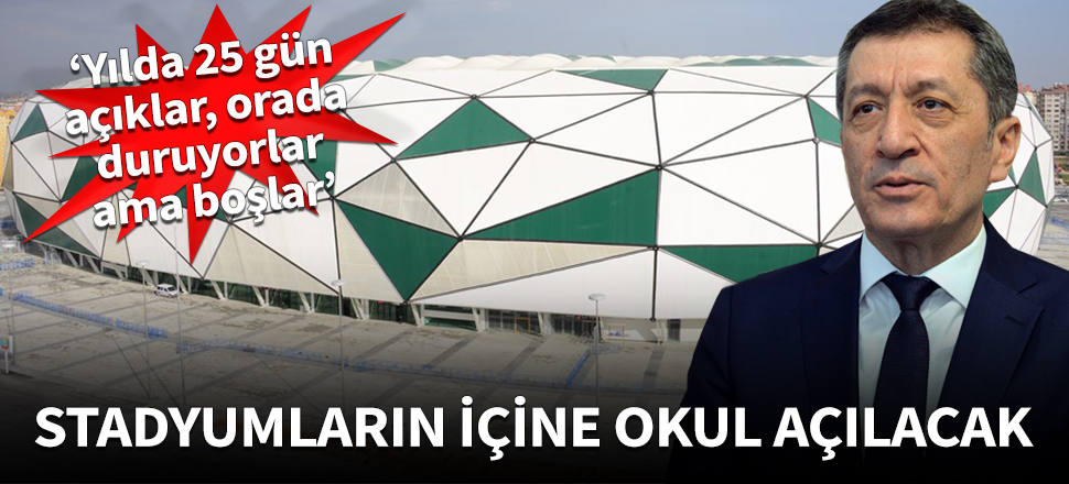 Stadyumlar eğitim yuvasına dönüşüyor