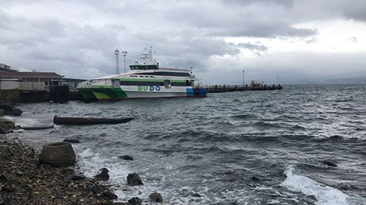 Deniz yolu kullanacaklar dikkat! Bazı seferler iptal