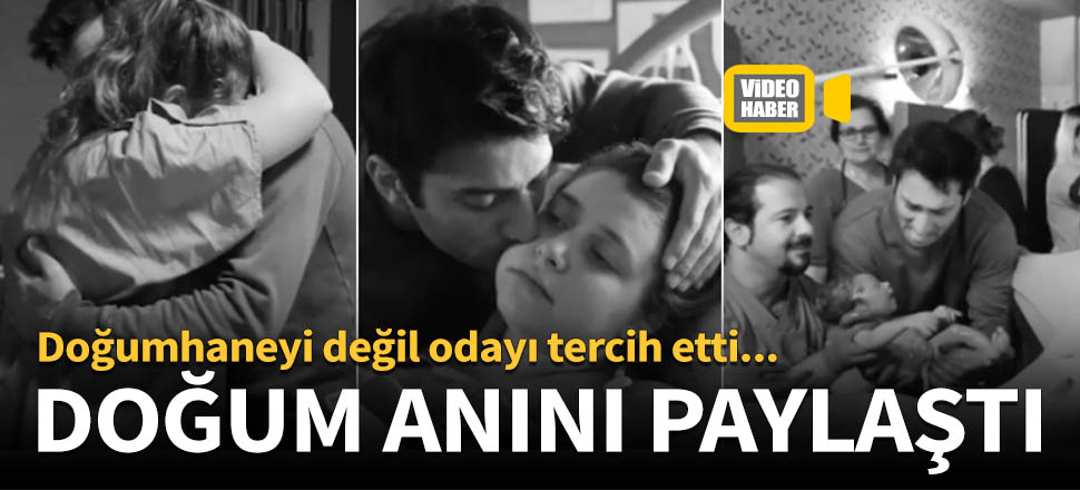 Gamze Erçel doğum anını paylaştı