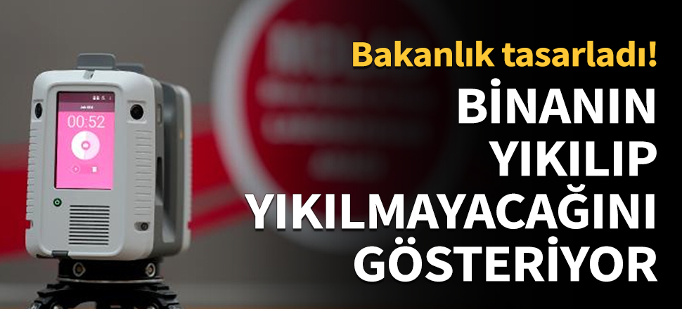 Bakanlık tasarladı! Binanın yıkılıp yıkılmayacağını tespit ediyor...