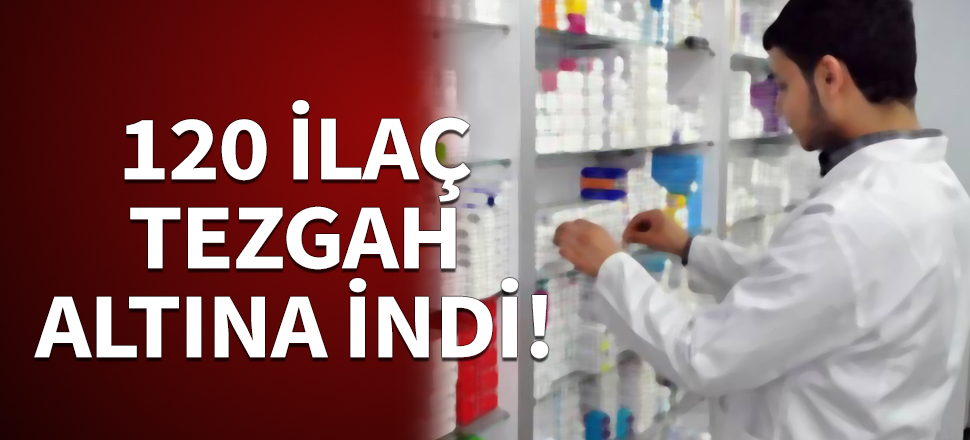 120 ilaç tezgah altına indi