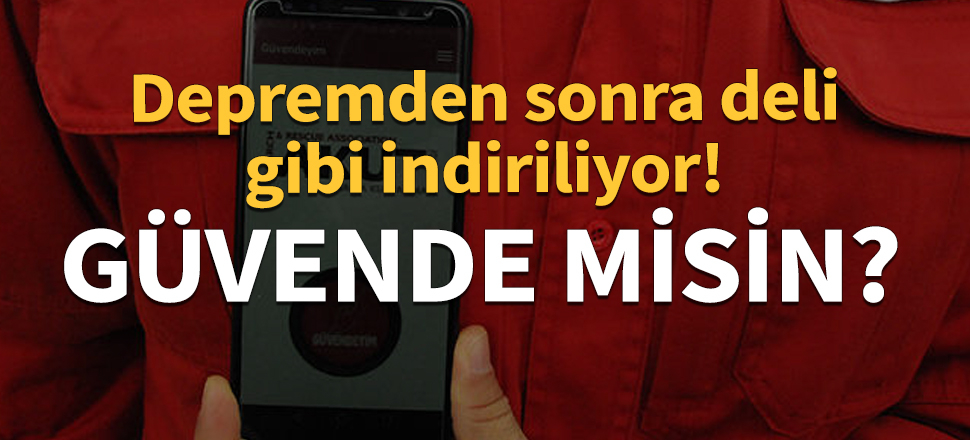 AKUT’un 'Güvendeyim' uygulamasına depremden sonra yoğun ilgi