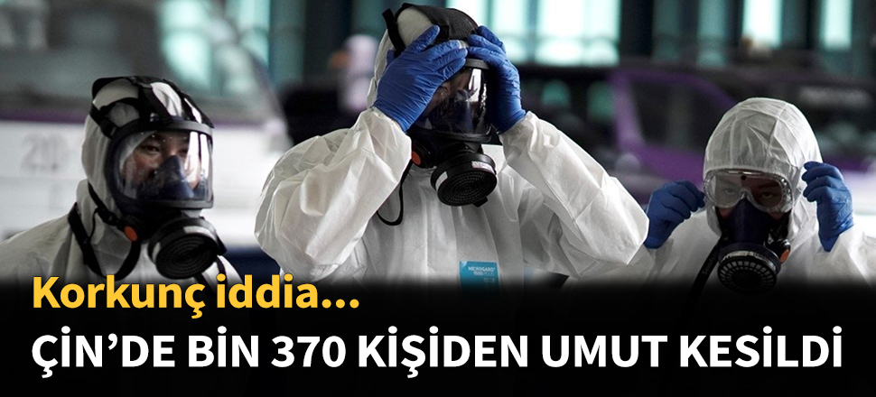 Çin'de bin 370 kişiden umut kesildi...