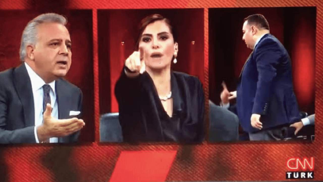 CNN Türk'te gergin anlar!