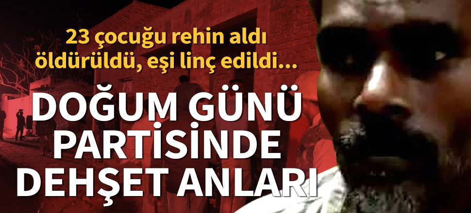 Hindistan'da kızı için sahte doğum günü partisi düzenleyip 23 çocuğu rehin alan adam öldürüldü, eşi. linç edildi