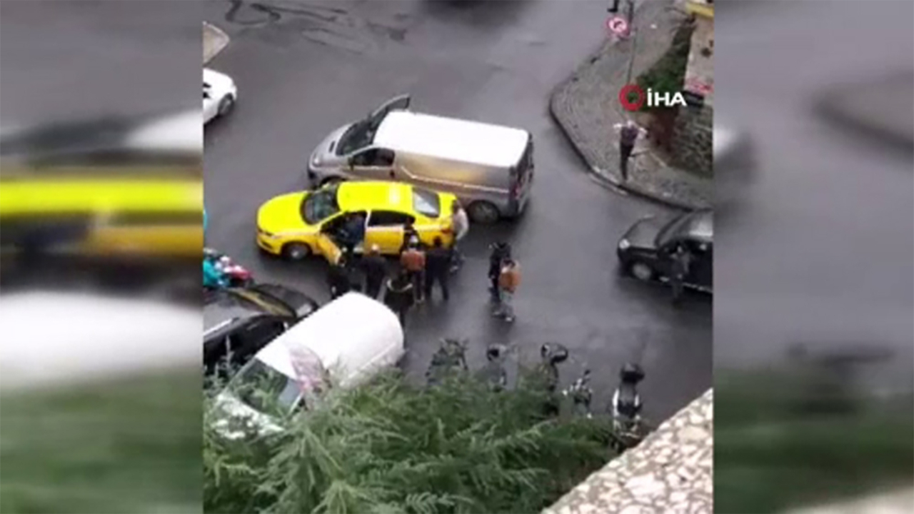 Şişli’de yumruk yumruğa yol verme kavgası