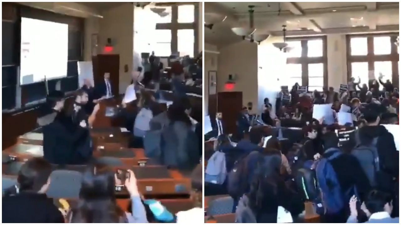 Harvard'da İsrail elçisini şoke eden protesto!