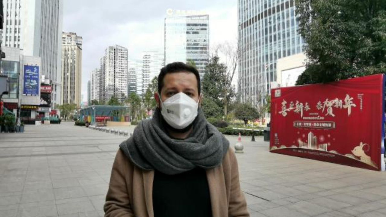 Türk oyuncu Wuhan'da