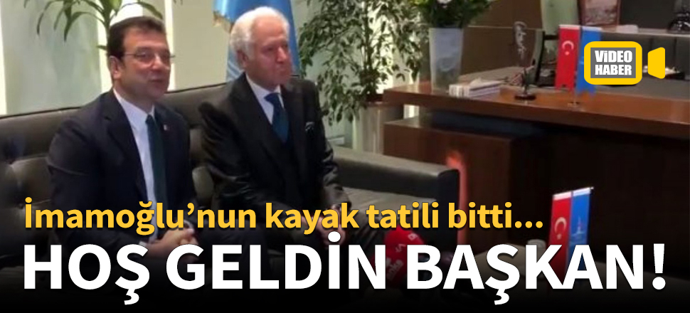 İmamoğlu’nun kayak tatili bitti