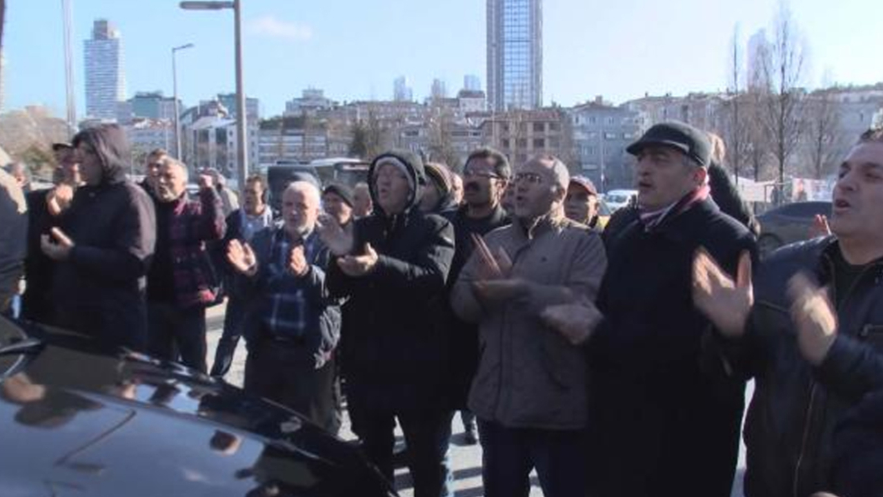Ekrem İmamoğlu'na Şişli'de protesto!