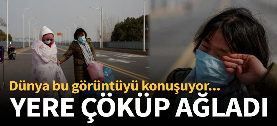 Dünya bu görüntüyü konuşuyor! Yere çöküp ağladı