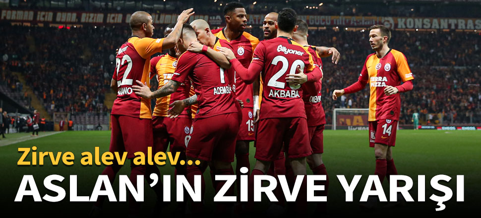 Aslan'ın zirve yarışı: 4-1