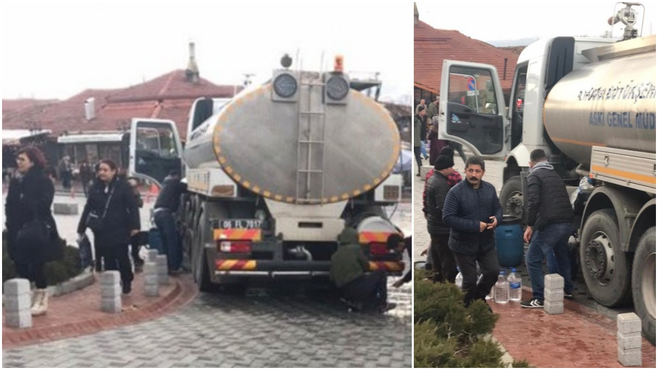 Başkent'te su kuyruğu