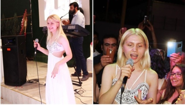 Aleyna Tilki amcasının düğününde şarkı söyledi!