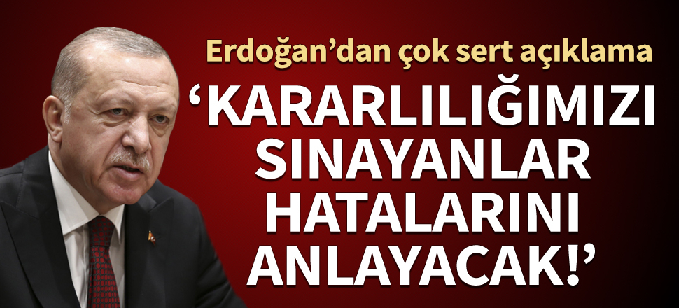 Cumhurbaşkanı Erdoğan: Türkiye'nin kararlılığını sınayanlar hatalarını anlayacak