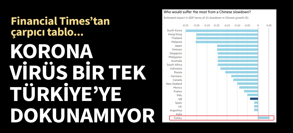 Korona Virüs bir tek Türk ekonomisine yaradı!