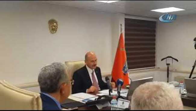 İçişleri Bakanı Soylu 81 ilde huzur operasyonu uygulamasını yönetti