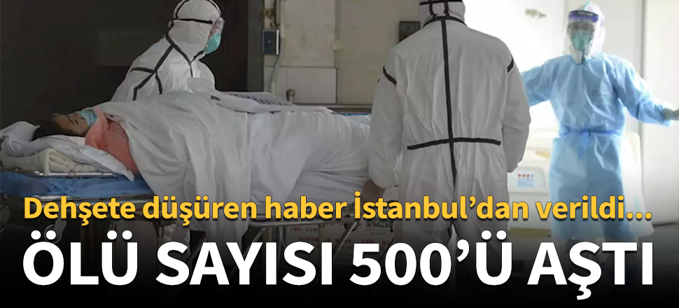 Korona kabusu büyüyor! Ölü sayısı 521 oldu