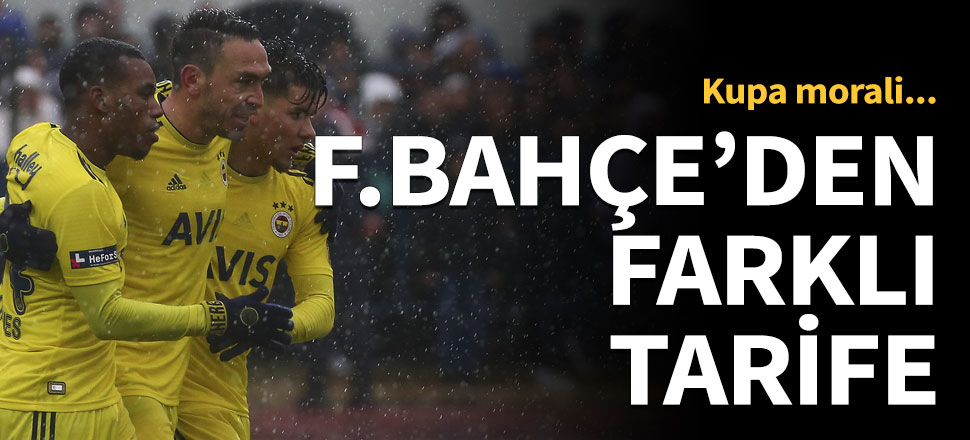 Fenerbahçe'den farklı tarife: 0-3