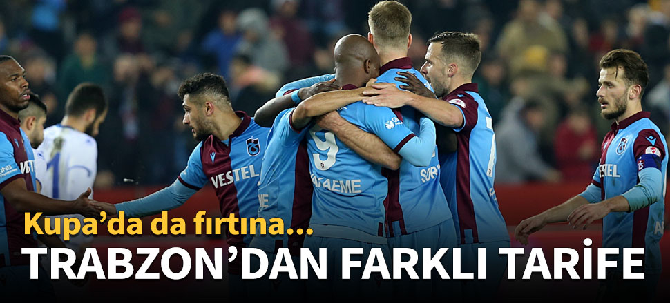 Trabzonspor'dan farklı tarife: 5-0