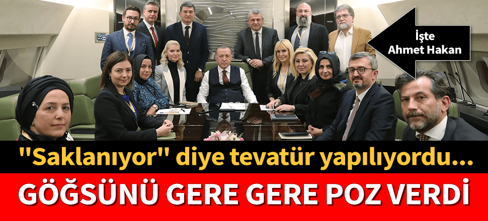 Ahmet Hakan'dan yeni uçak pozu! Göğsünü gere gere...