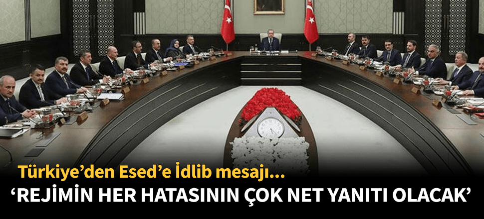 Cumhurbaşkanlığı'ndan Esed'e net mesaj!