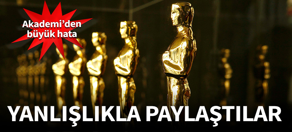 Akademi'den büyük hata! Yanlışlıkla paylaştılar...