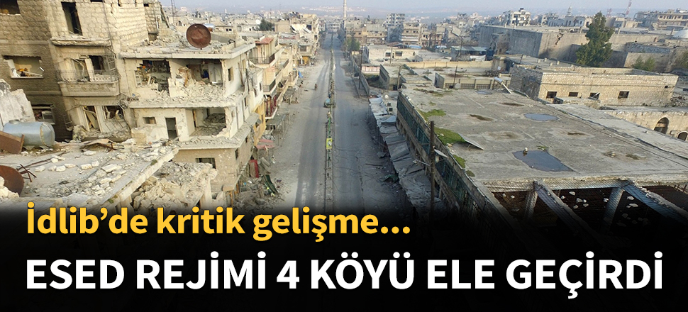 Esed rejimi 4 köyü daha ele geçirdi...