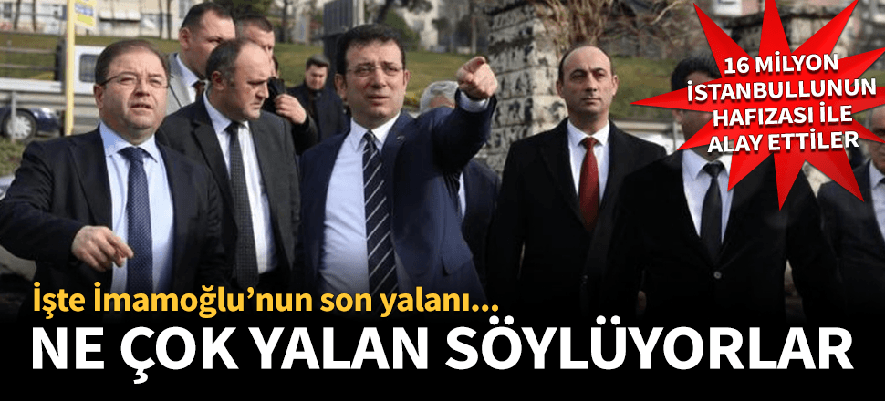 Ne çok yalan söylüyorlar! İşte son yalanları...
