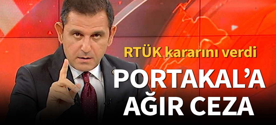 Fatih Portakal'a, 'Türkiye'yi sömürgeci' ilan eden sözleri nedeniyle RTÜK'den ceza