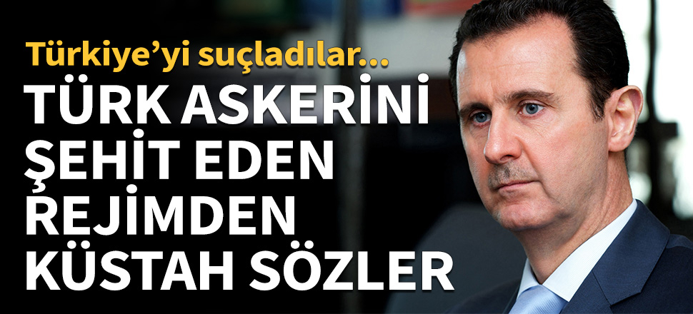 Esed rejiminden küstah sözler
