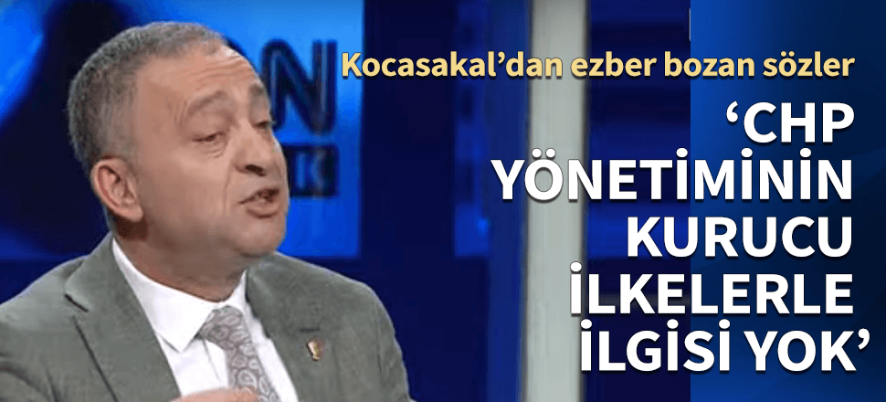 "CHP yönetiminin partinin kurucu felsefesi ile ilgisi yok!"