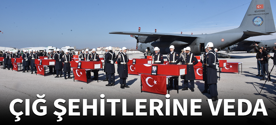 Çığ şehitlerine veda