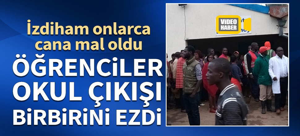 Öğrenciler okul çıkışında birbirini ezdi: 14 ölü