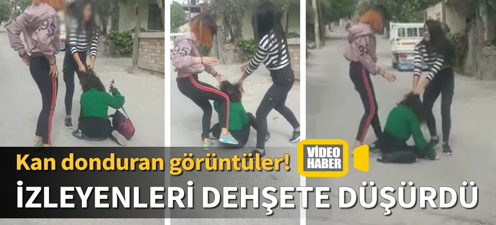 Denizli'de kan donduran görüntüler! İzleyenleri dehşete düşürdü