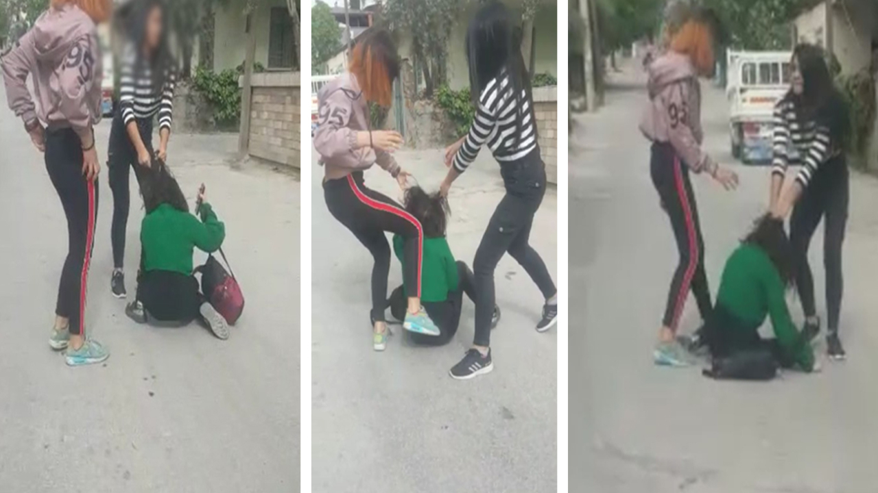 Denizli'de kan donduran görüntüler! İzleyenleri dehşete düşürdü