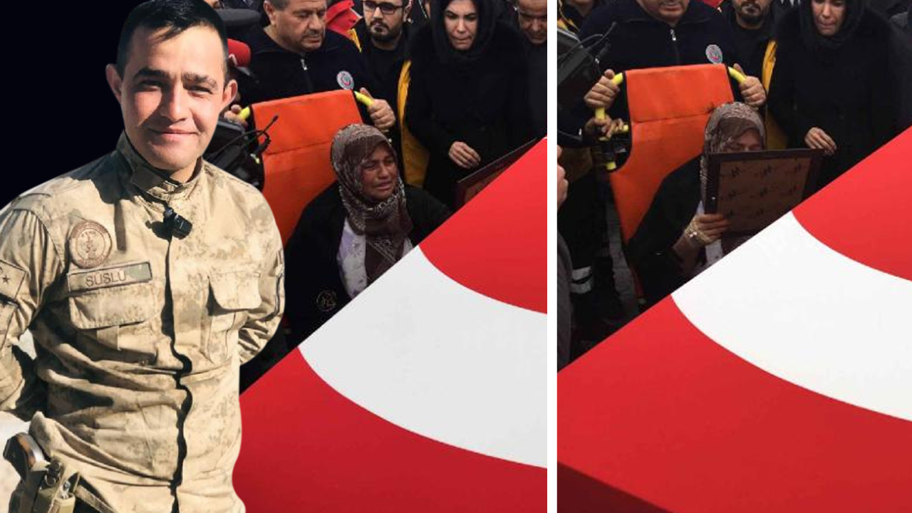 Çığ şehidi uzman onbaşıyı, son yolculuğuna 10 bin kişi uğurladı