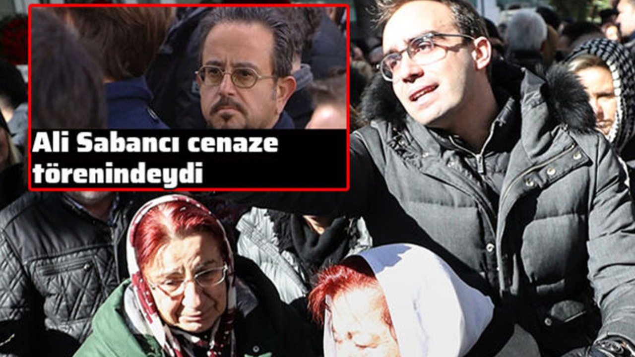 Pegasus'un patronu Ali Sabancı da cenazedeydi