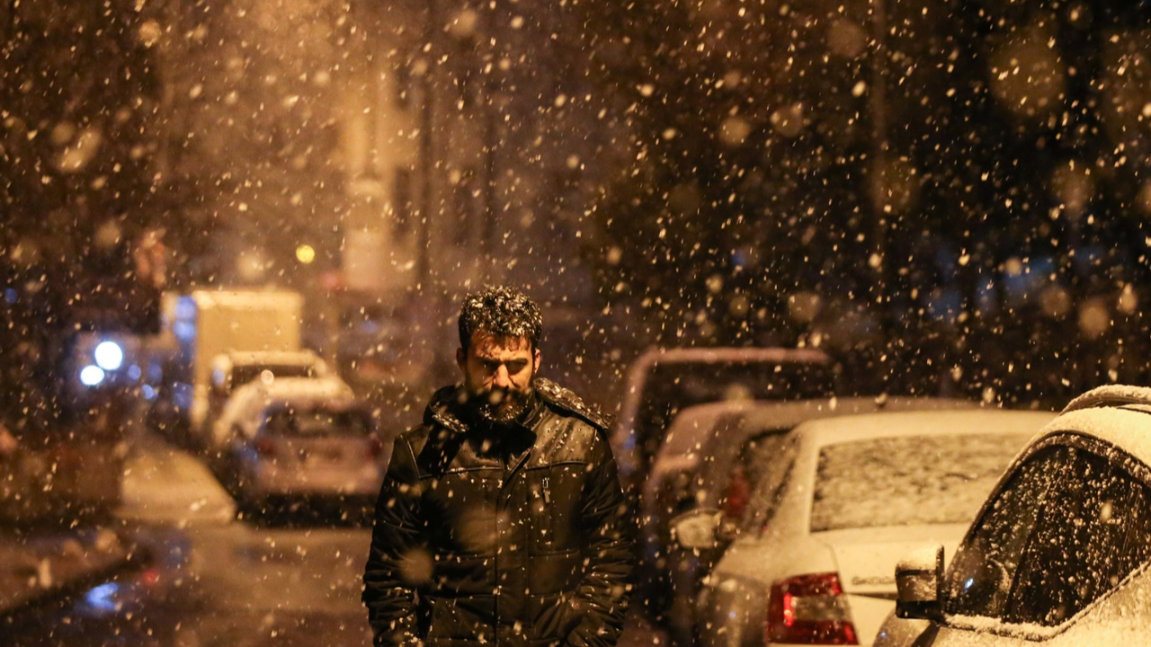 İstanbul'dan kar manzaraları...