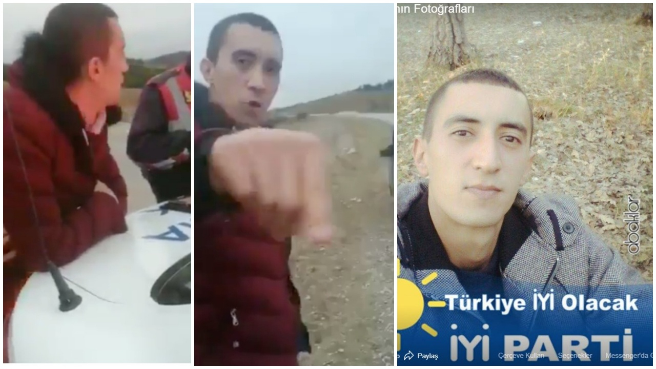 Jandarmaya hakaret yağdırmıştı! Bakın kim çıktı...