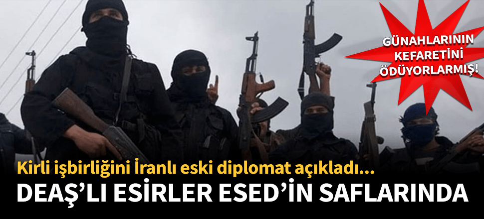 "DEAŞ'lı esirler Suriye ordusuna katıldı"