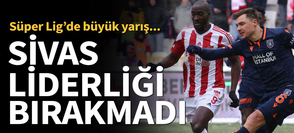 Sivas liderliği bırakmadı: 1-1