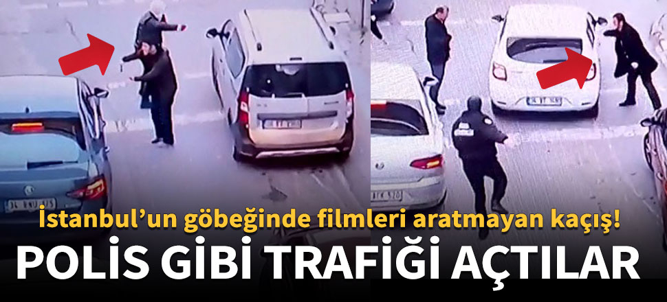 Kapkaççıların film sahnelerini aratmayan kaçışı