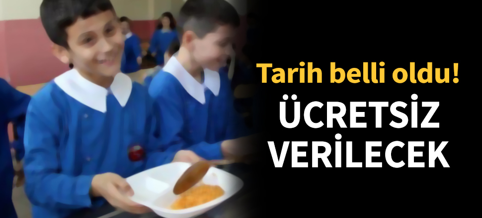 Milyonlarca öğrenciye ücretsiz okul yemeği! Tarih belli oldu...
