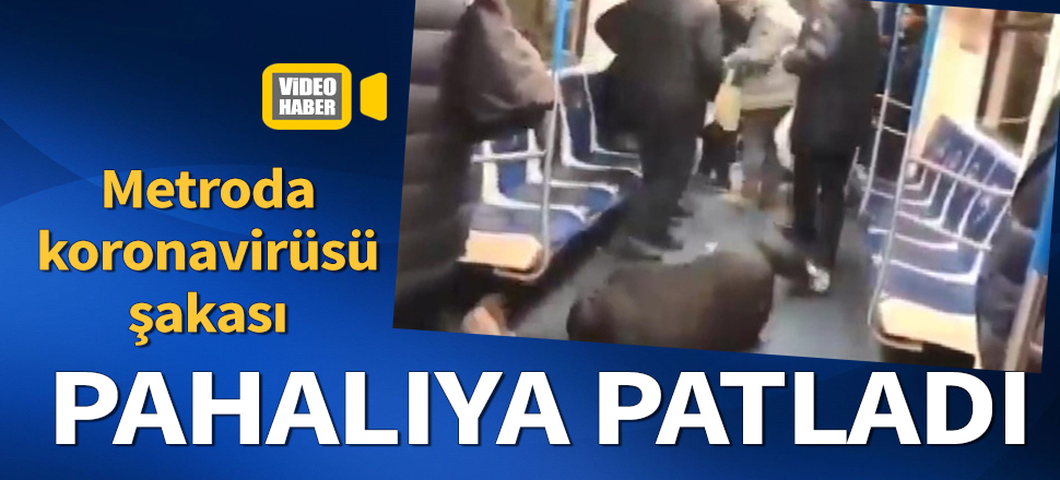Metroda 'koronavirüs' şakası yaptı, gözaltına alındı
