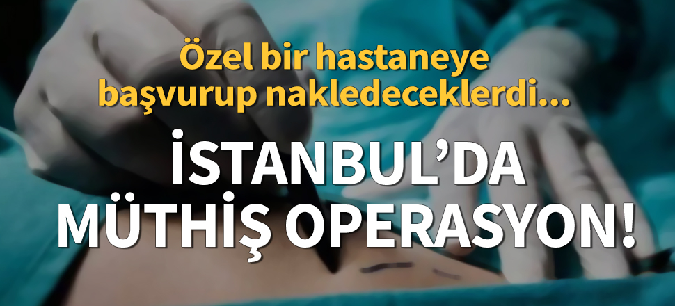 İstanbul'da organ mafyasına operasyon! 5 tutuklama
