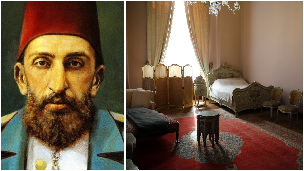 2. Abdülhamit Han son günlerini bu odada geçirdi!