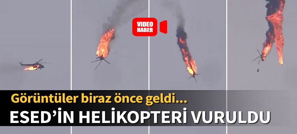 MSB'den açıklama: Rejime ait 1 helikopter düştü