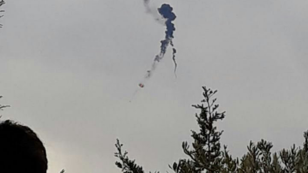 İdlib'de rejime ait helikopter düşürüldü